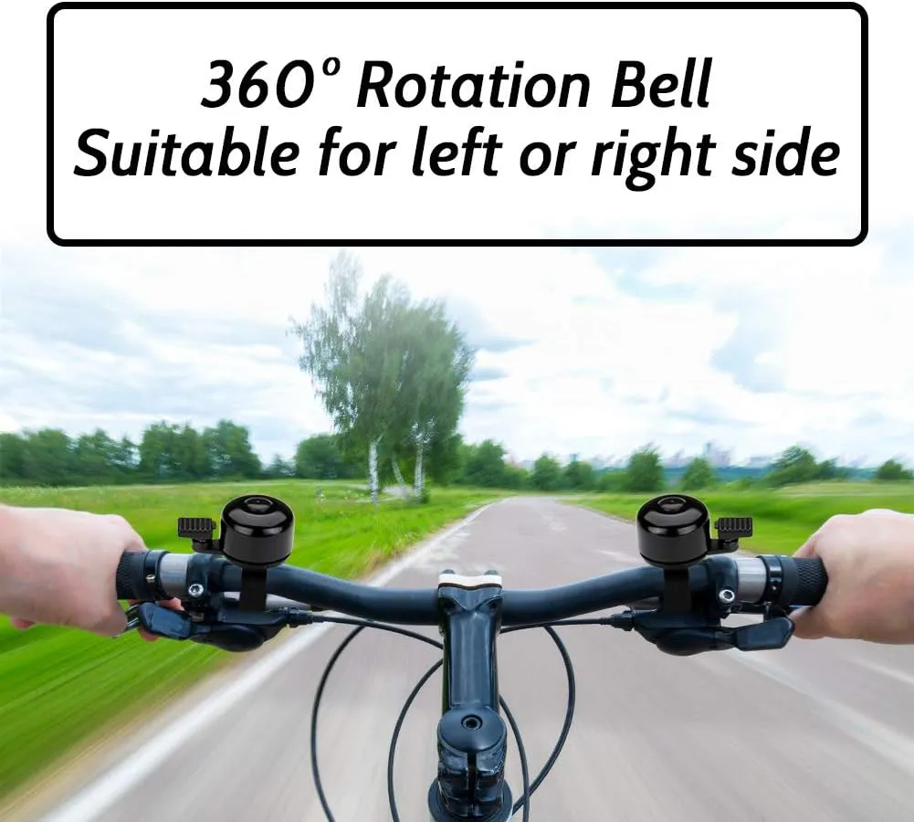 Bike Bell Bicycle Bell Crisp Sound for Adults Kids Boys Girls