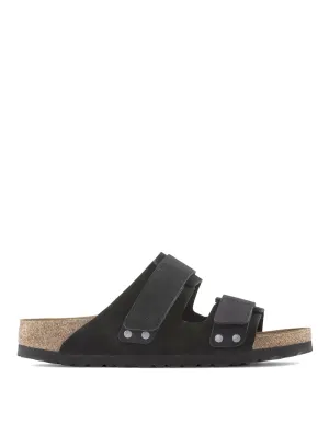 Birkenstock UJI Nubuck Leather Suede Negras Mujer