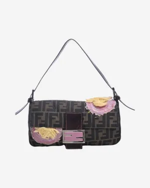 Bolsa Fendi Baguette Zucca Bordada