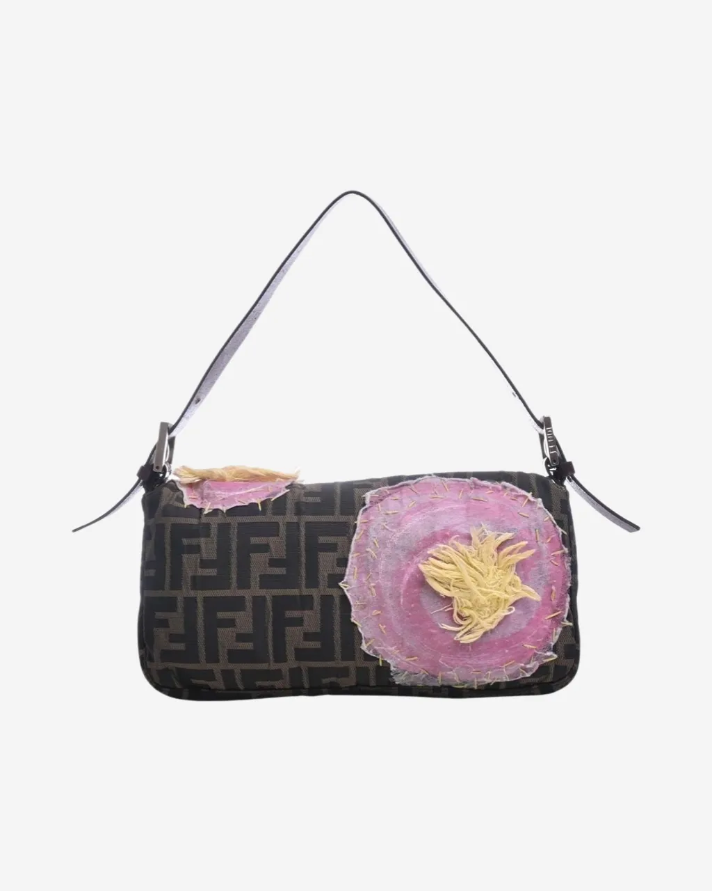 Bolsa Fendi Baguette Zucca Bordada