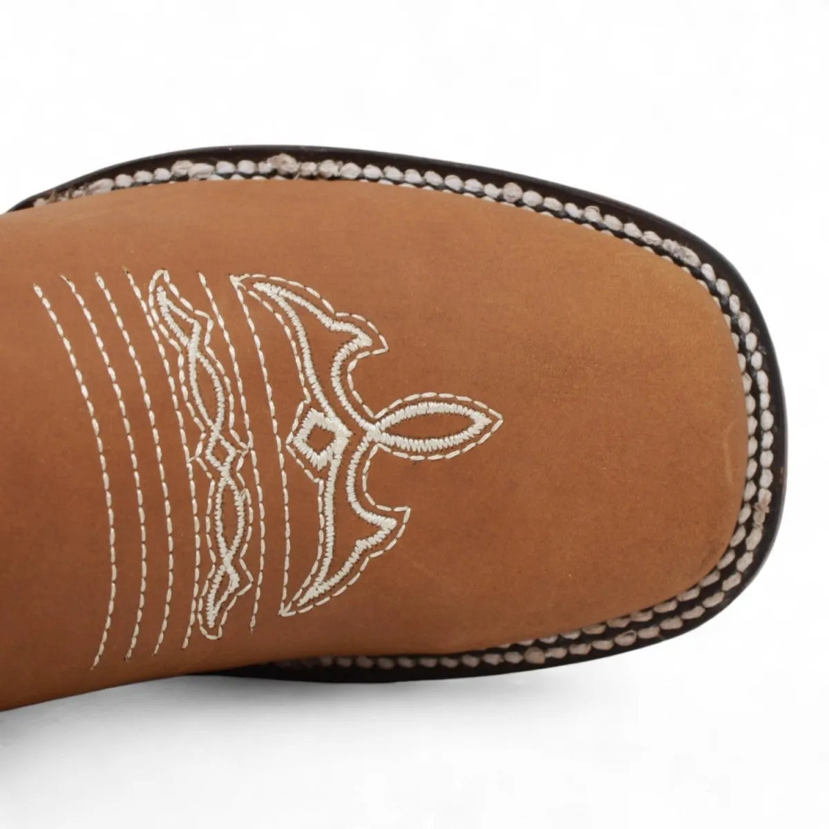 Botas de Cuero Crazy con Flores para Mujer en Horma Rodeo LC-100