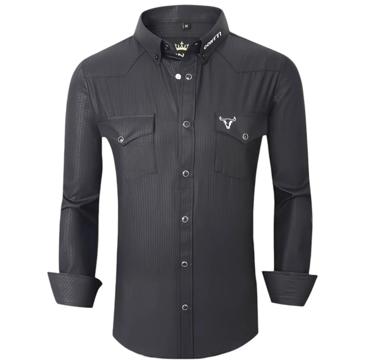 Camisa de Moda Contti Blaca Vaquera CT-119
