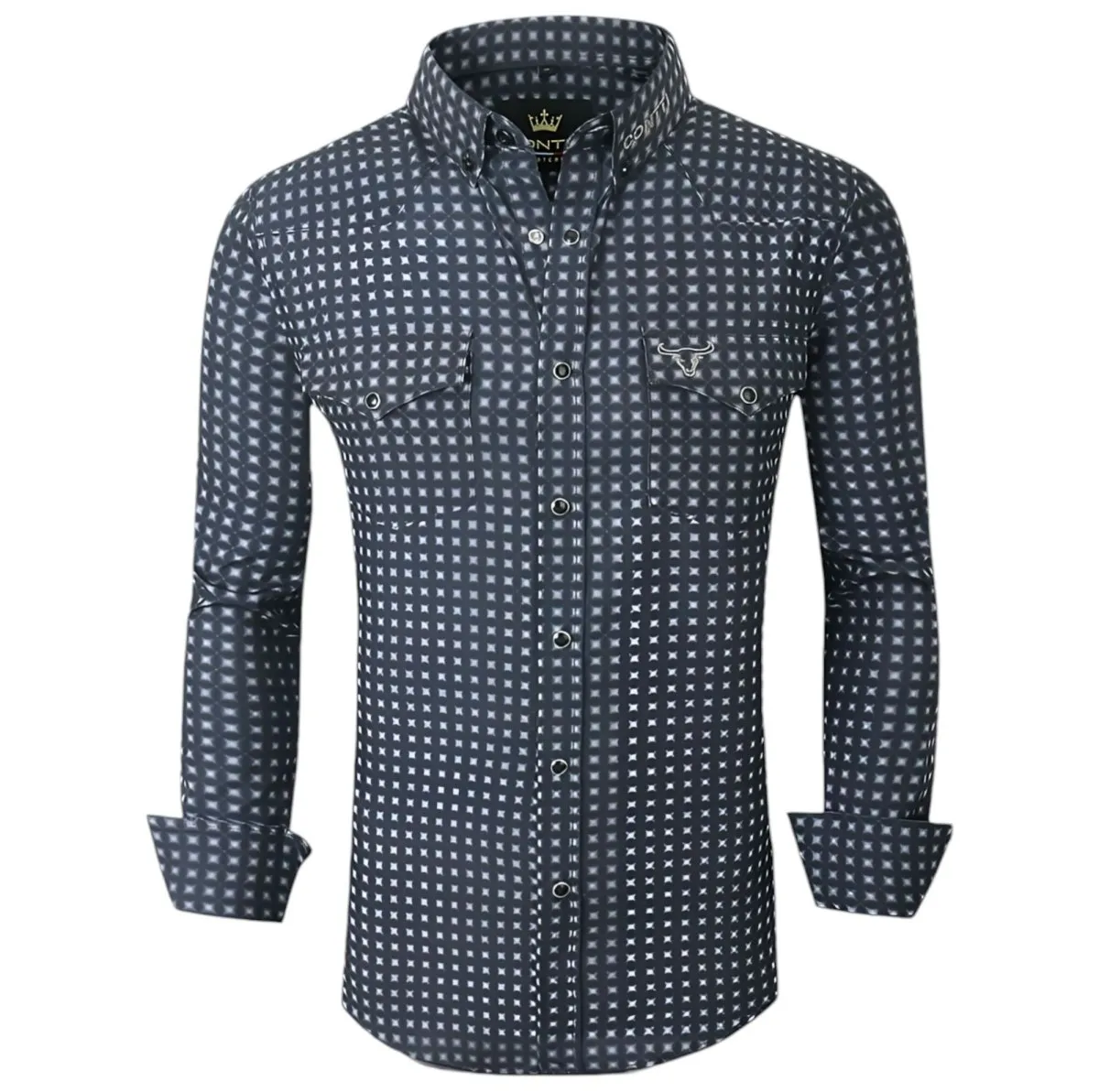 Camisa de Moda Contti Blaca Vaquera CT-119
