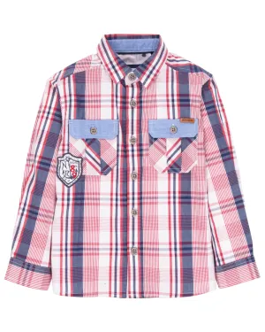 Camisa ml Swert Niño Burdeo Black and Blue