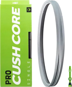 CushCore Pro Set - Includes (1) Tire Inserts, (1) Presta Valve & (1) Rim Sticker, Easy at-Home Installation, Bicycle Tire Inserts, Helps Improve Ride Quality, Fits a 2.1"-2.6" Tire (Single, 27.5)