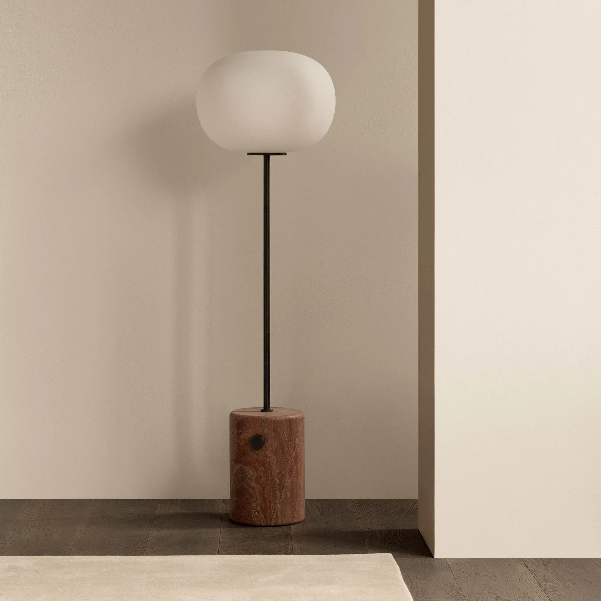 JWDA floor | carrara marble and bronzed brass