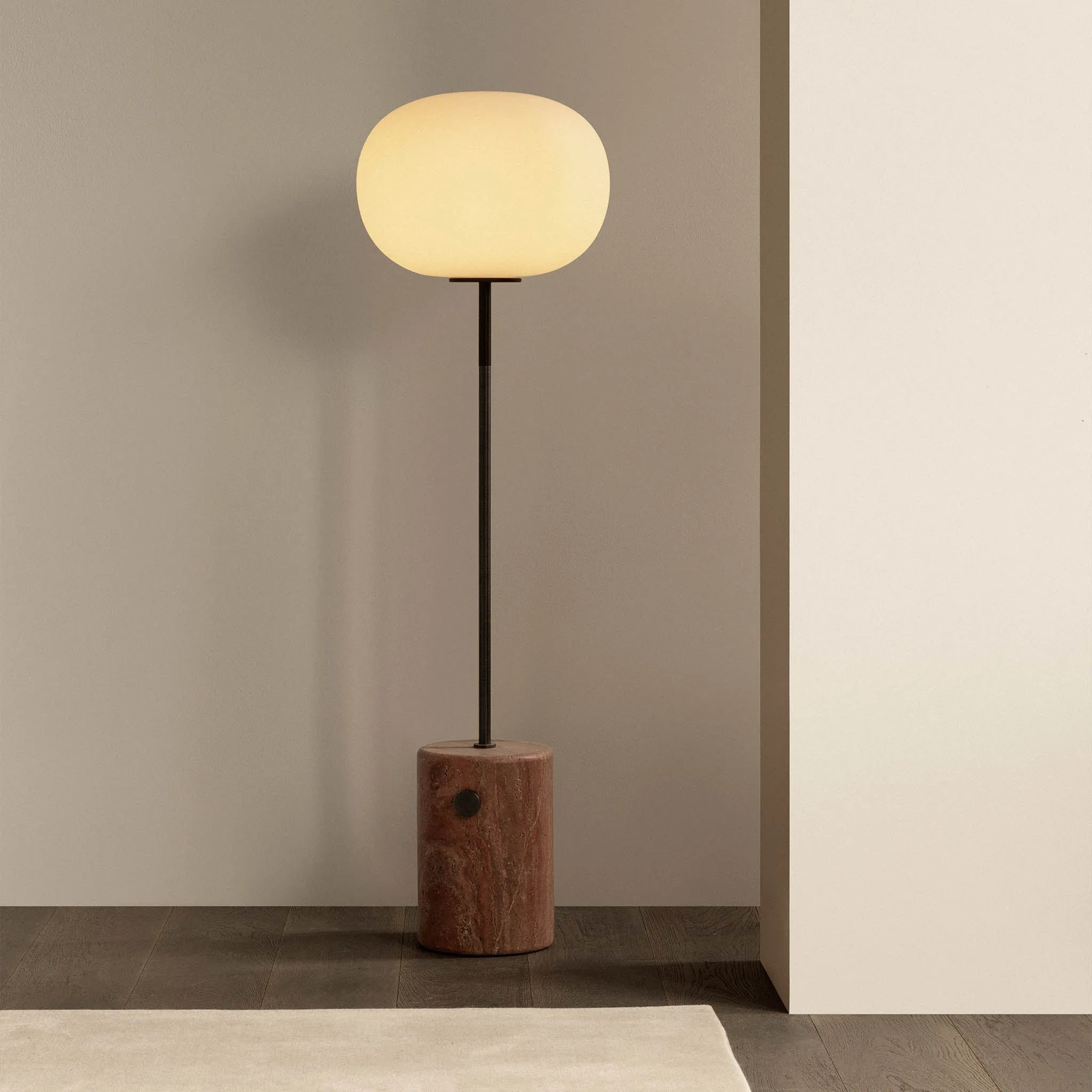 JWDA floor | carrara marble and bronzed brass