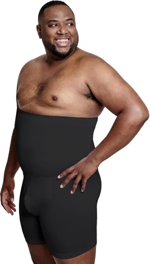 QORE LOGIQ Tummy Control Shapewear Compression Shorts - Waist Compression for Men, High Waist Mens Tummy Shaper Underwear