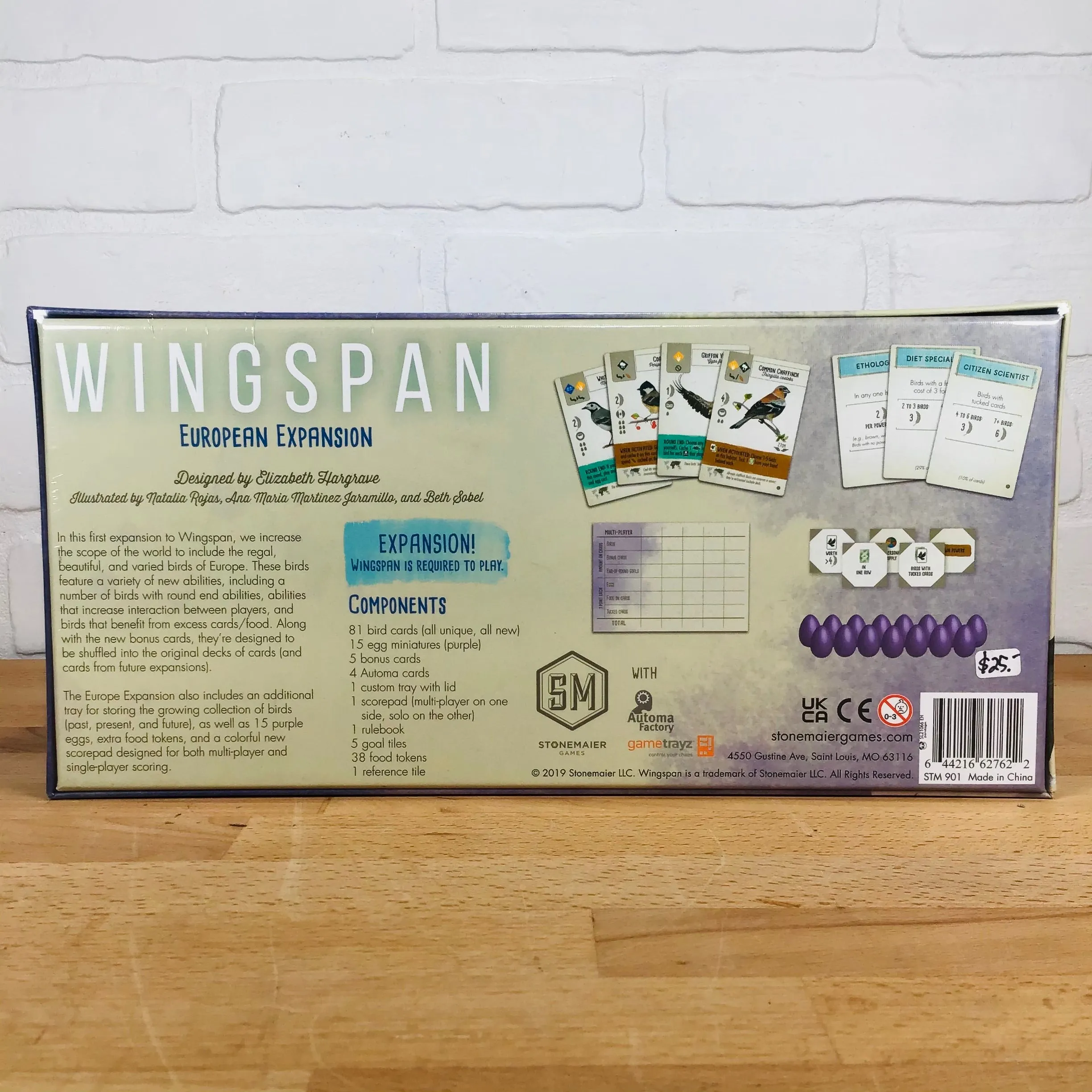 Wingspan Expansion Sets
