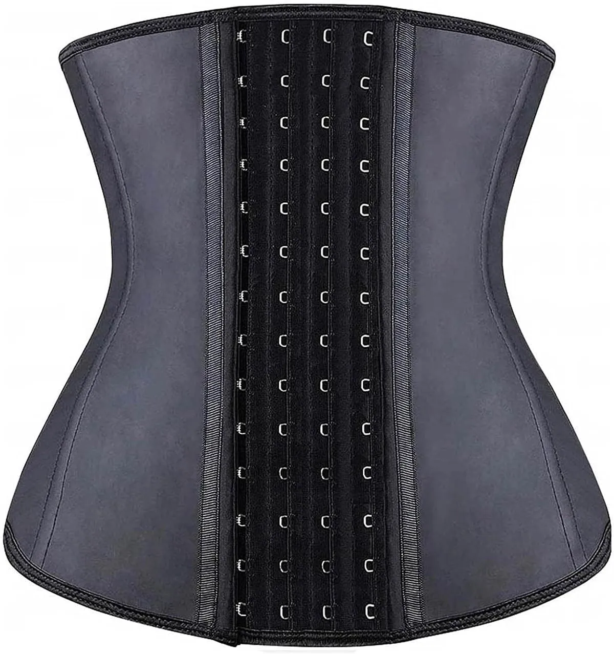 YIANNA Waist Trainer for Women Latex Underbust Waist Corsets Cincher Hourglass Body Shaper 4 Hooks